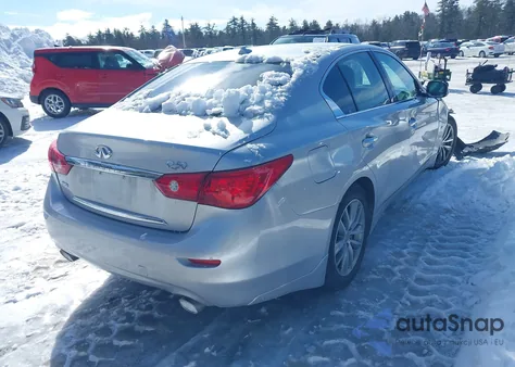 2015 Infiniti Q50 Premium из США, поврежденный, VIN JN1BV7ARXFM395132